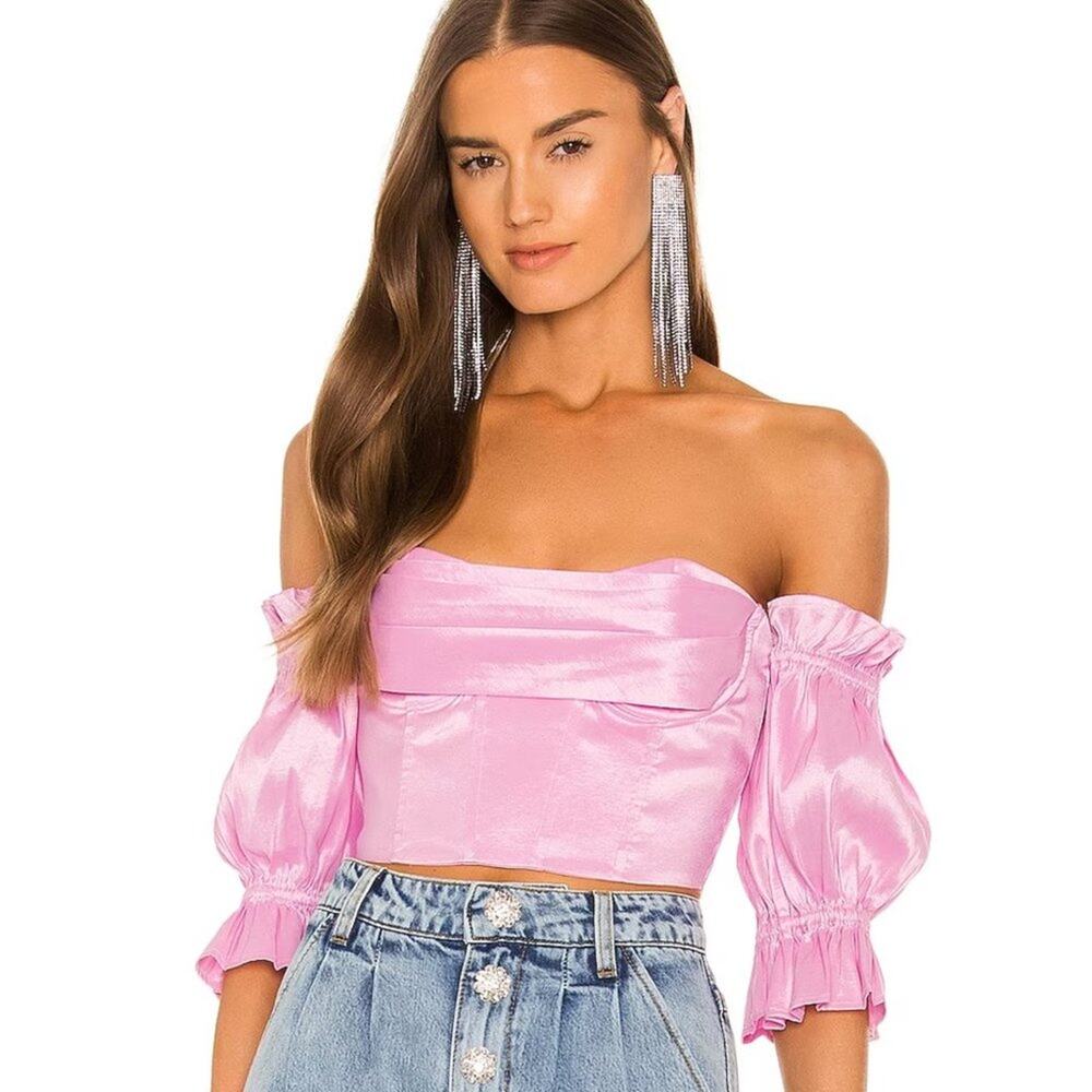 Lovers and Friends Tyra Bustier in Pink NWOT Size Small